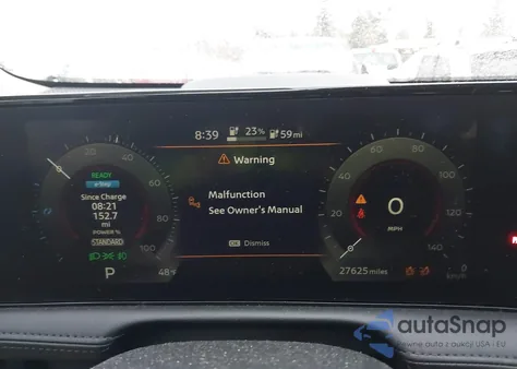 2023 Nissan Aryia z USA, uszkodzony, nr VIN JN1DF0BB5PM709138